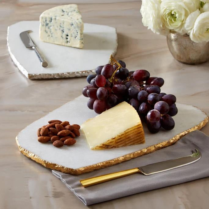 Ivey + York - Gold Edge Marble Tray