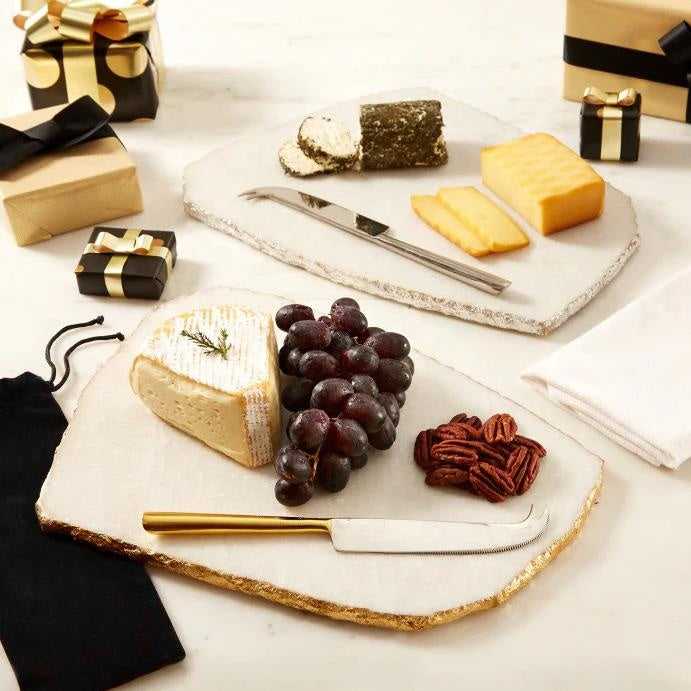 Ivey + York - Gold Edge Marble Tray
